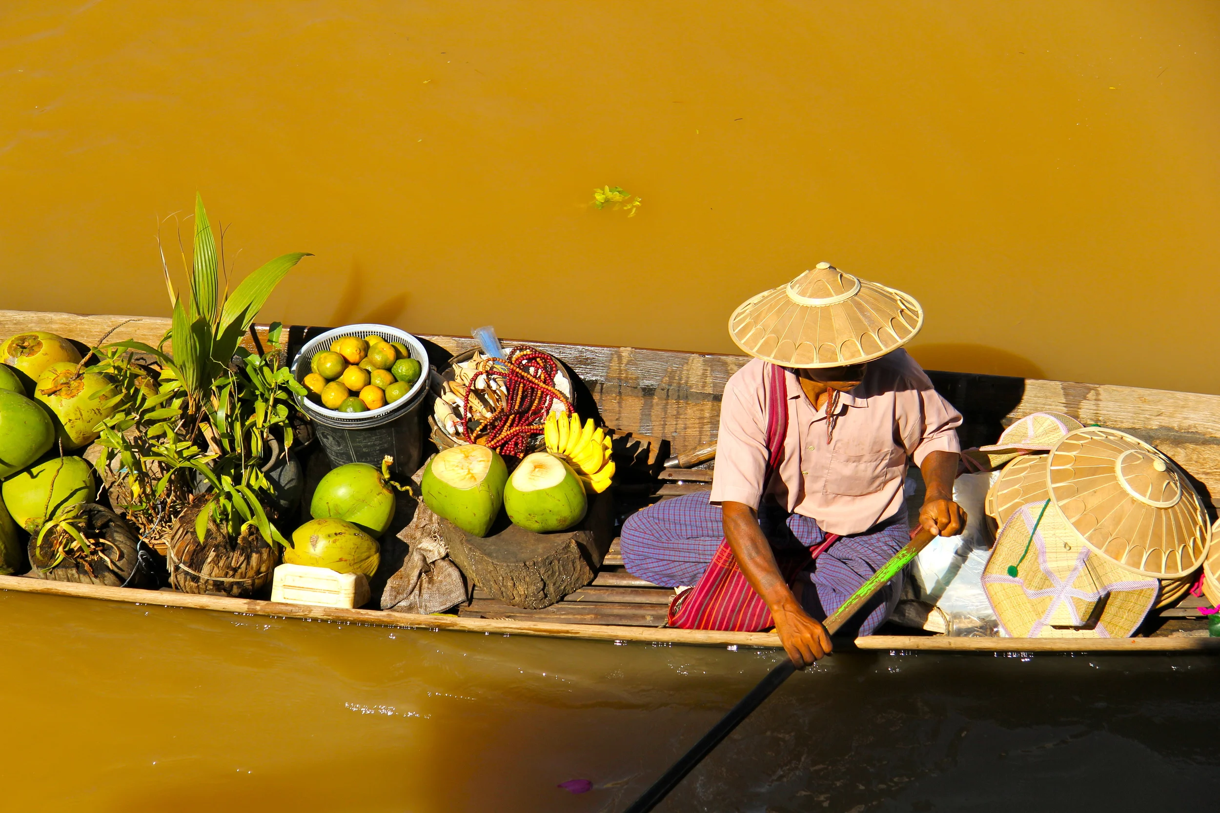 Somewhere on the Inle Lake 