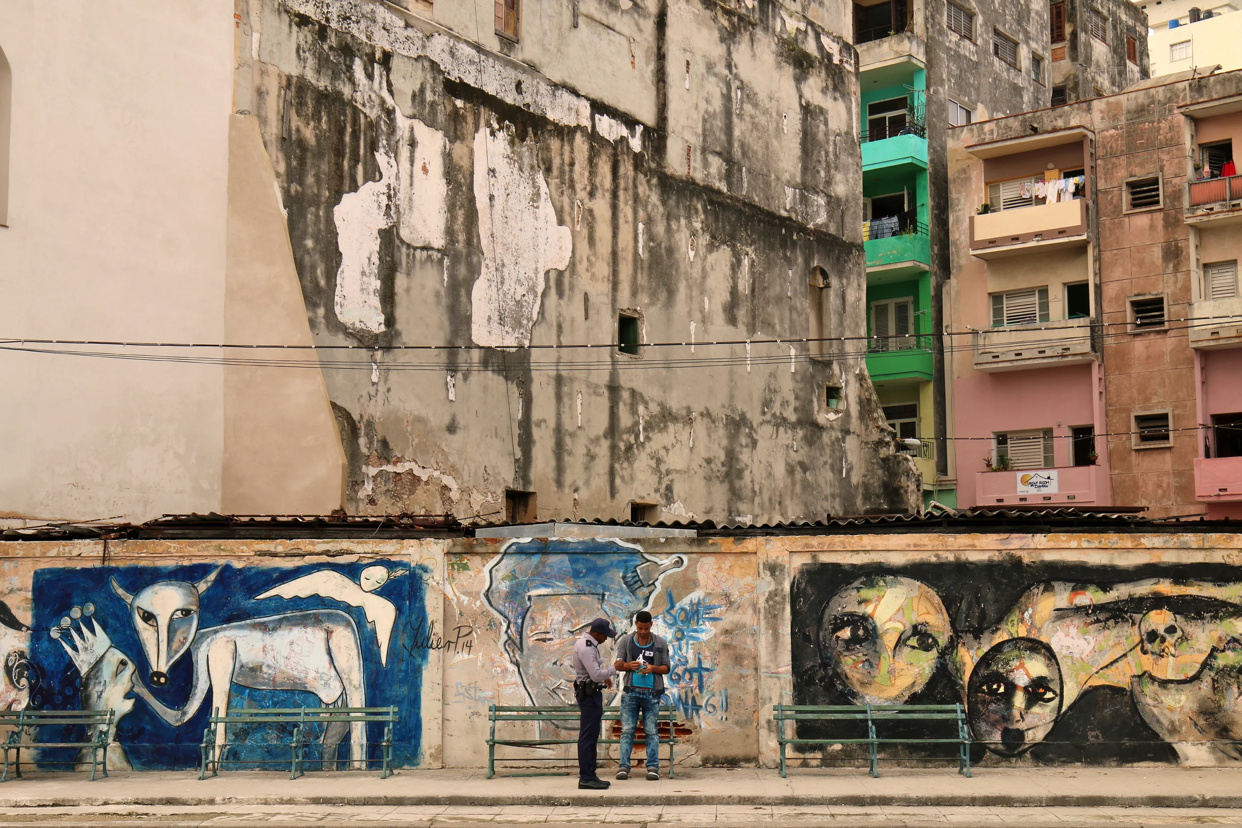 Somewhere in La Havana, Paseo de Marti - Day 1