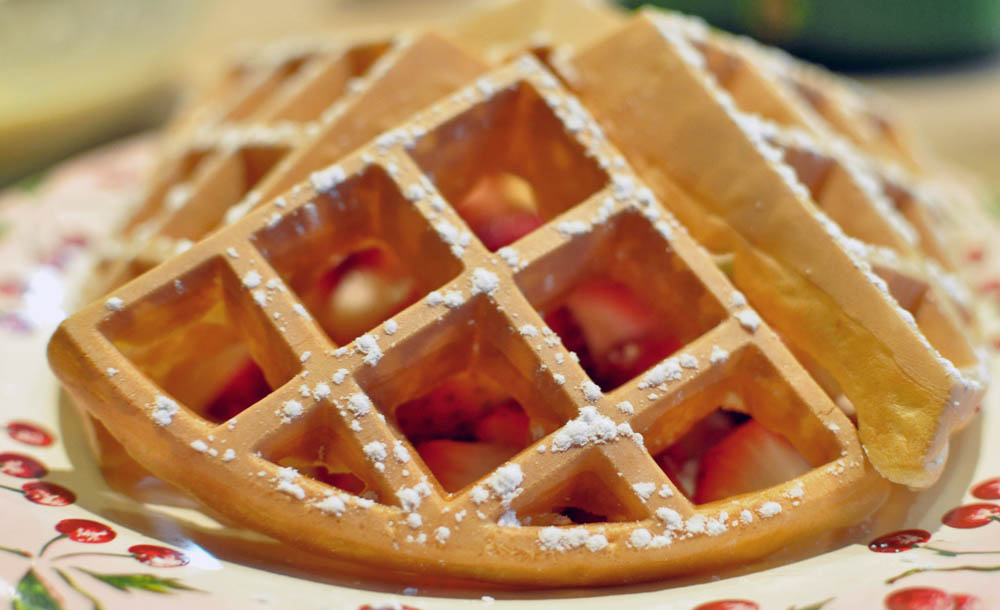 crepe in waffle maker