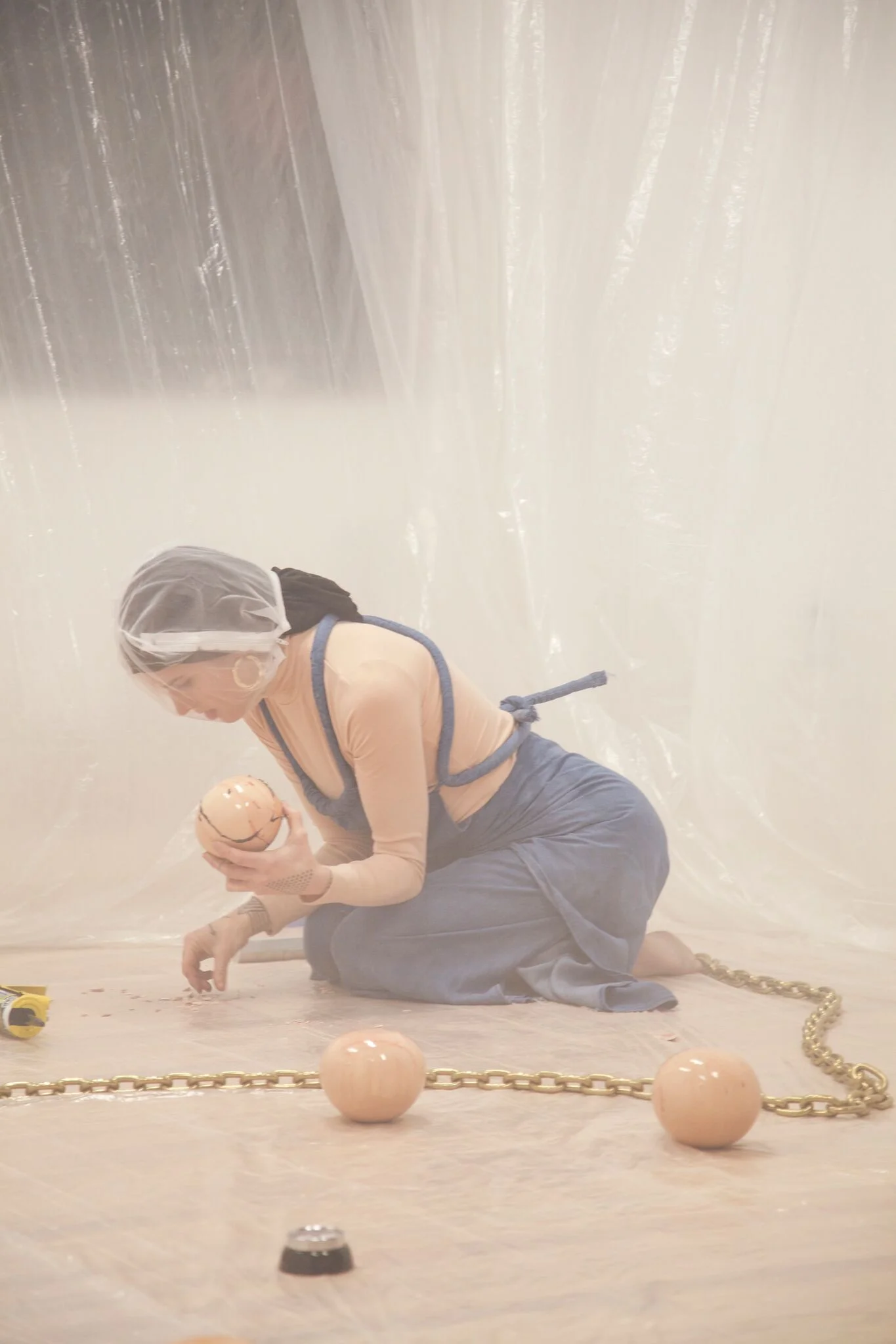 c , o , n , t , i , n , u , o , u, s c - o - n - n - e - c - t - e - d Multi-media project incorporating : sculpture, performance, photography & sound in collaboration with Jessa Carter Shown at Art Helix November 2016 