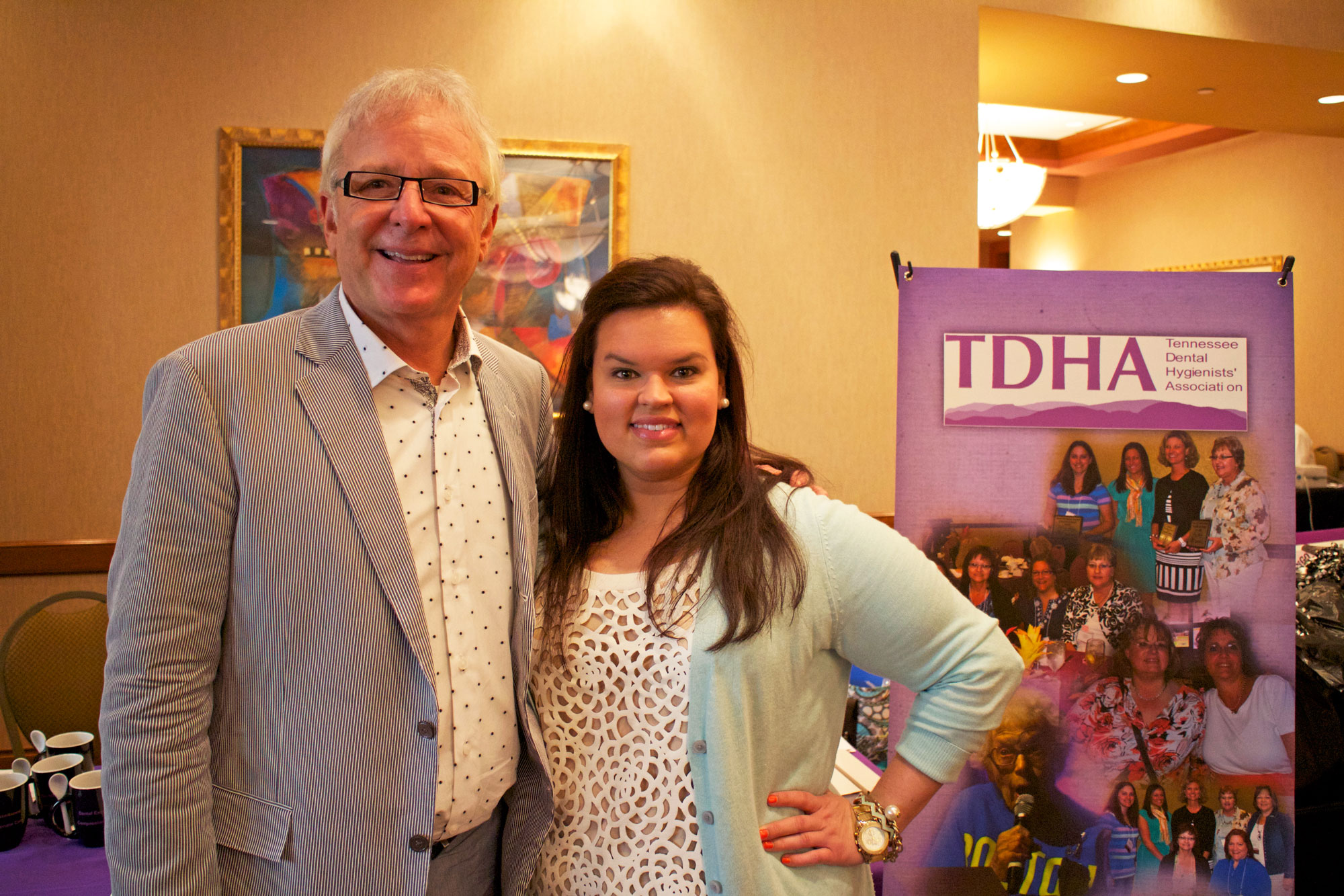 Dr. Tabor with Whitney Howerton, TDHA President