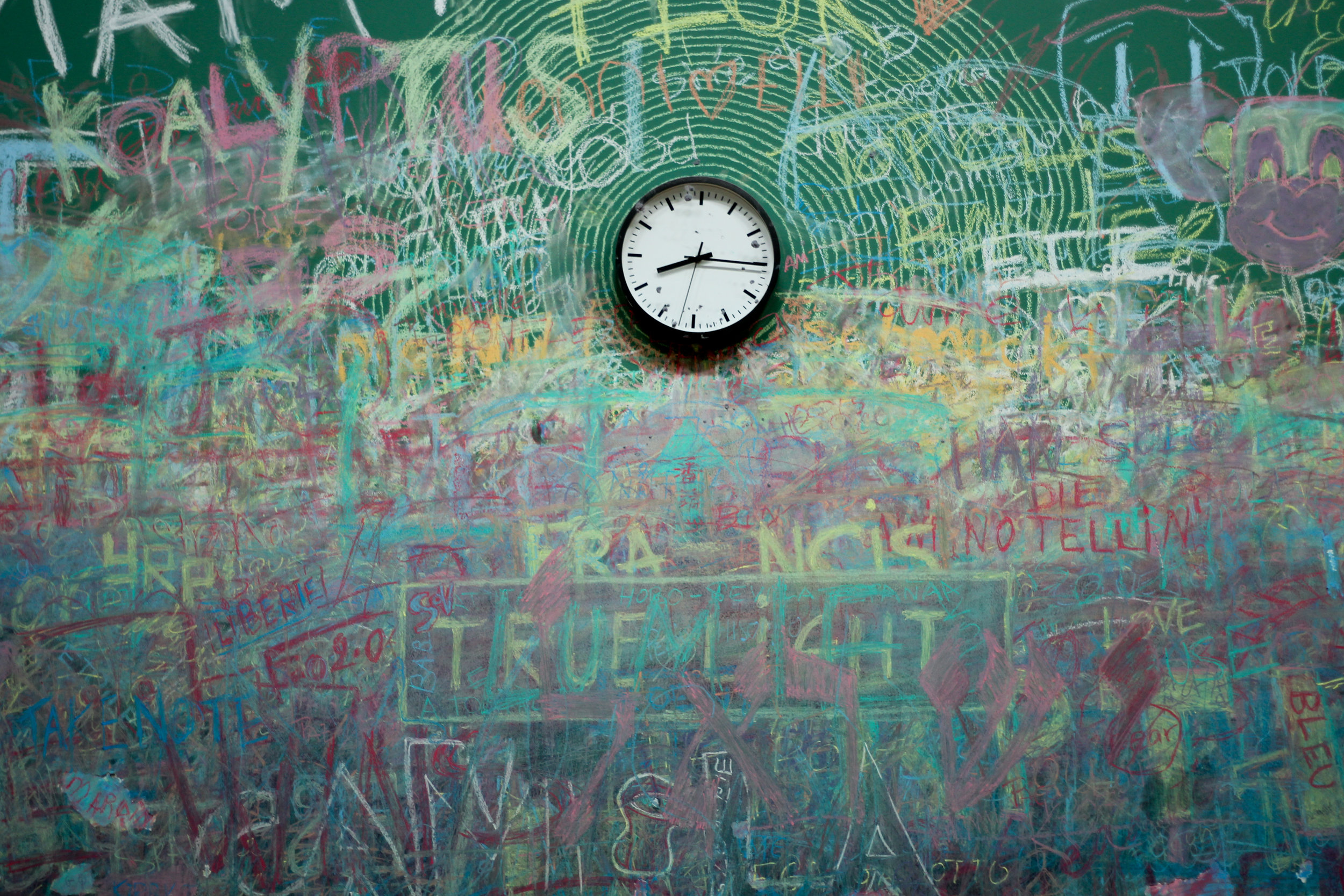 Time ticks by as we scribble out our lives...