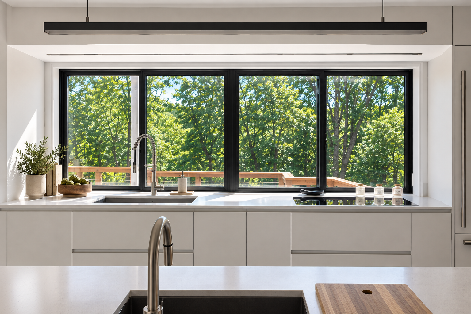 Symmetrical Modern Kitchen with Lush Views.png