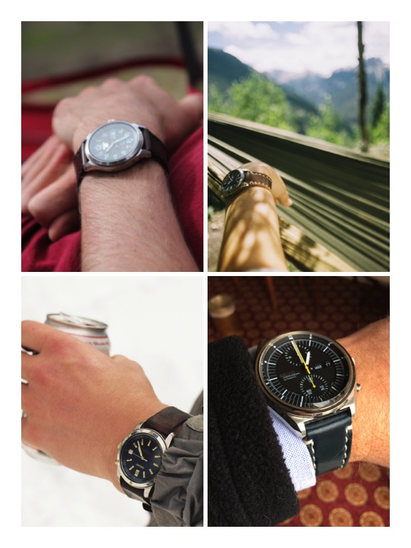 A collage from the very chill Salt Lake City Seiko Club, of which I am a member (with my 6138).