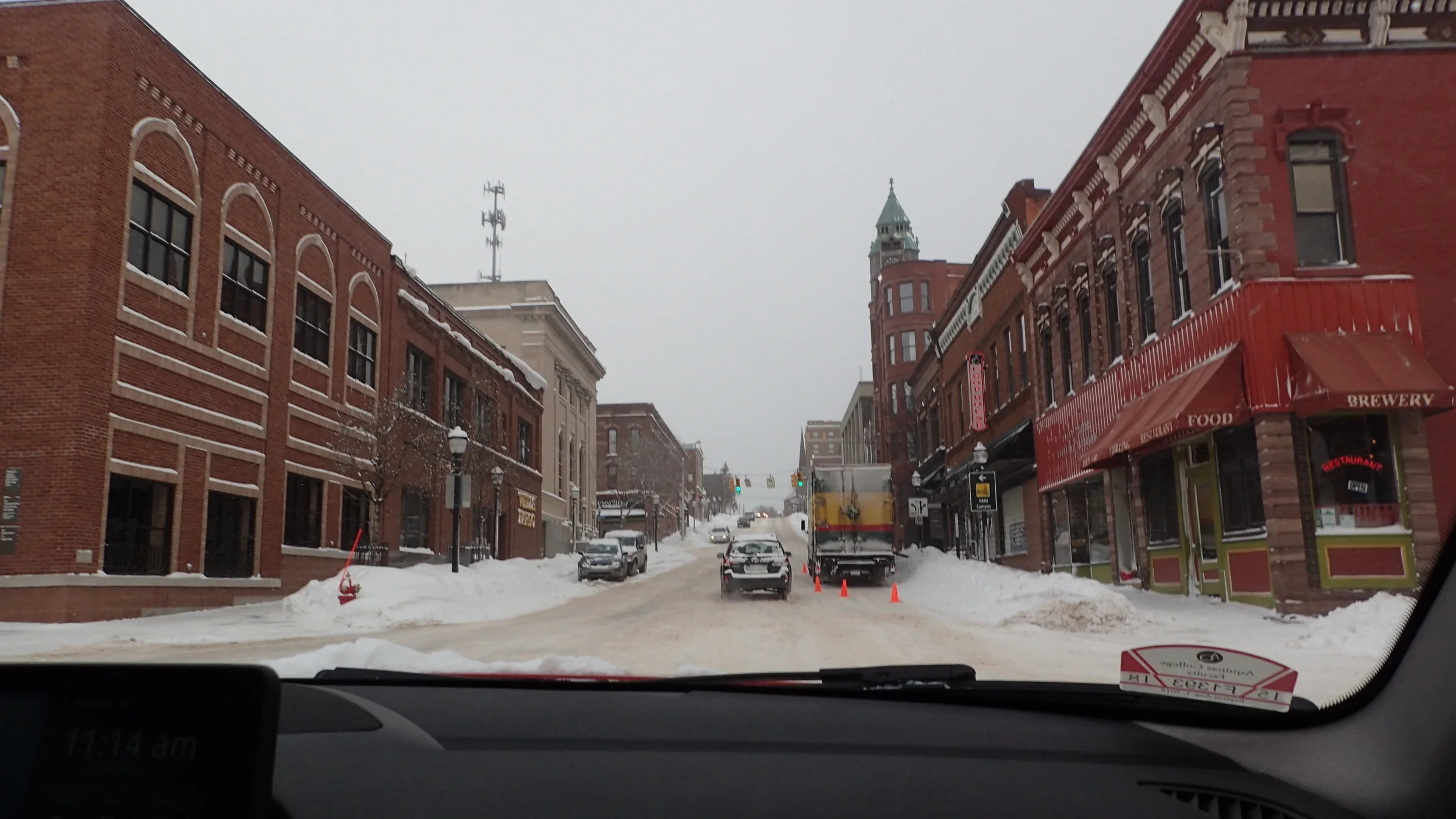 Downtown Marquette, Michigan.