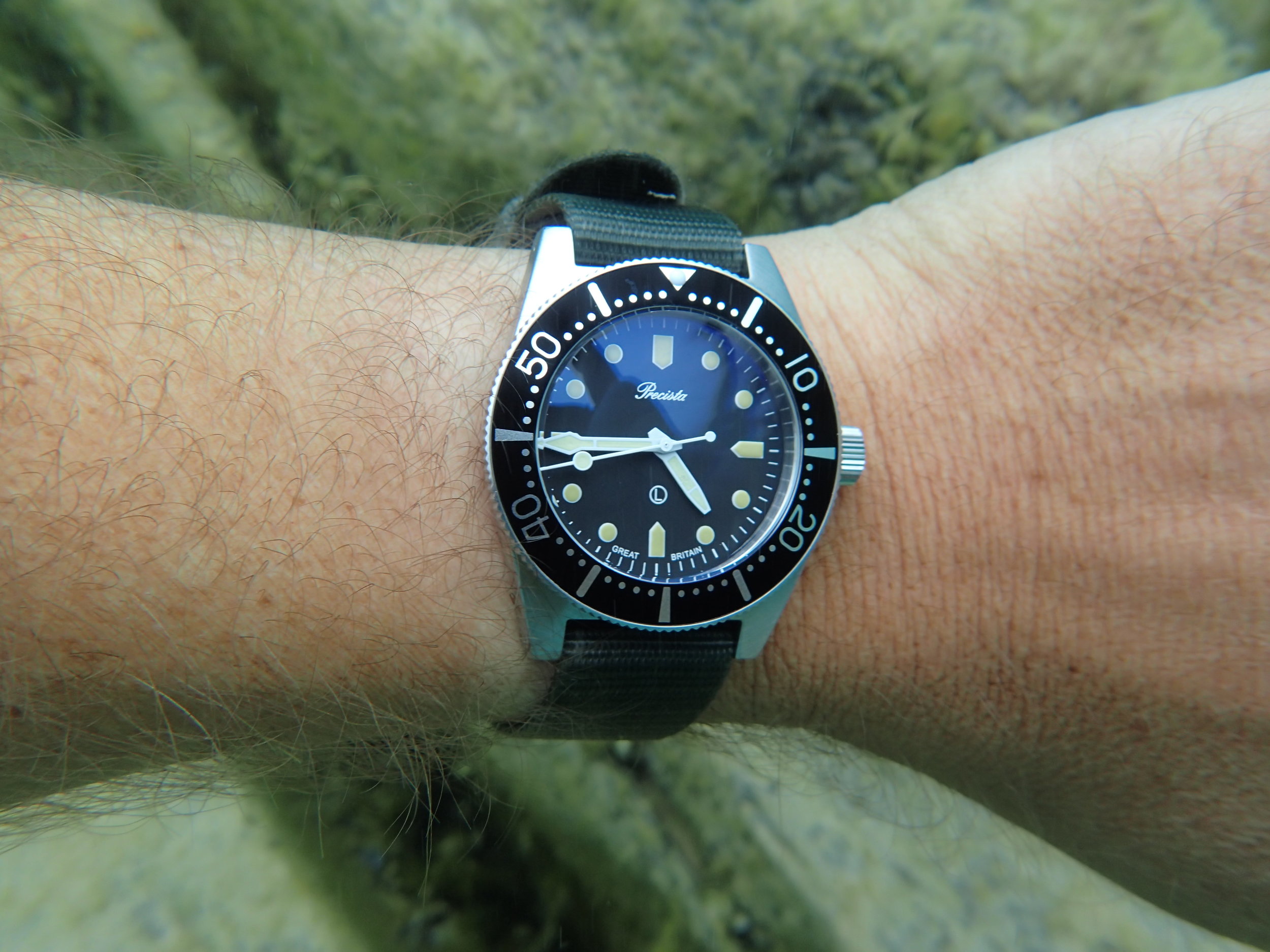 Ample margin of error on the Precista's water resistance rating here! :)