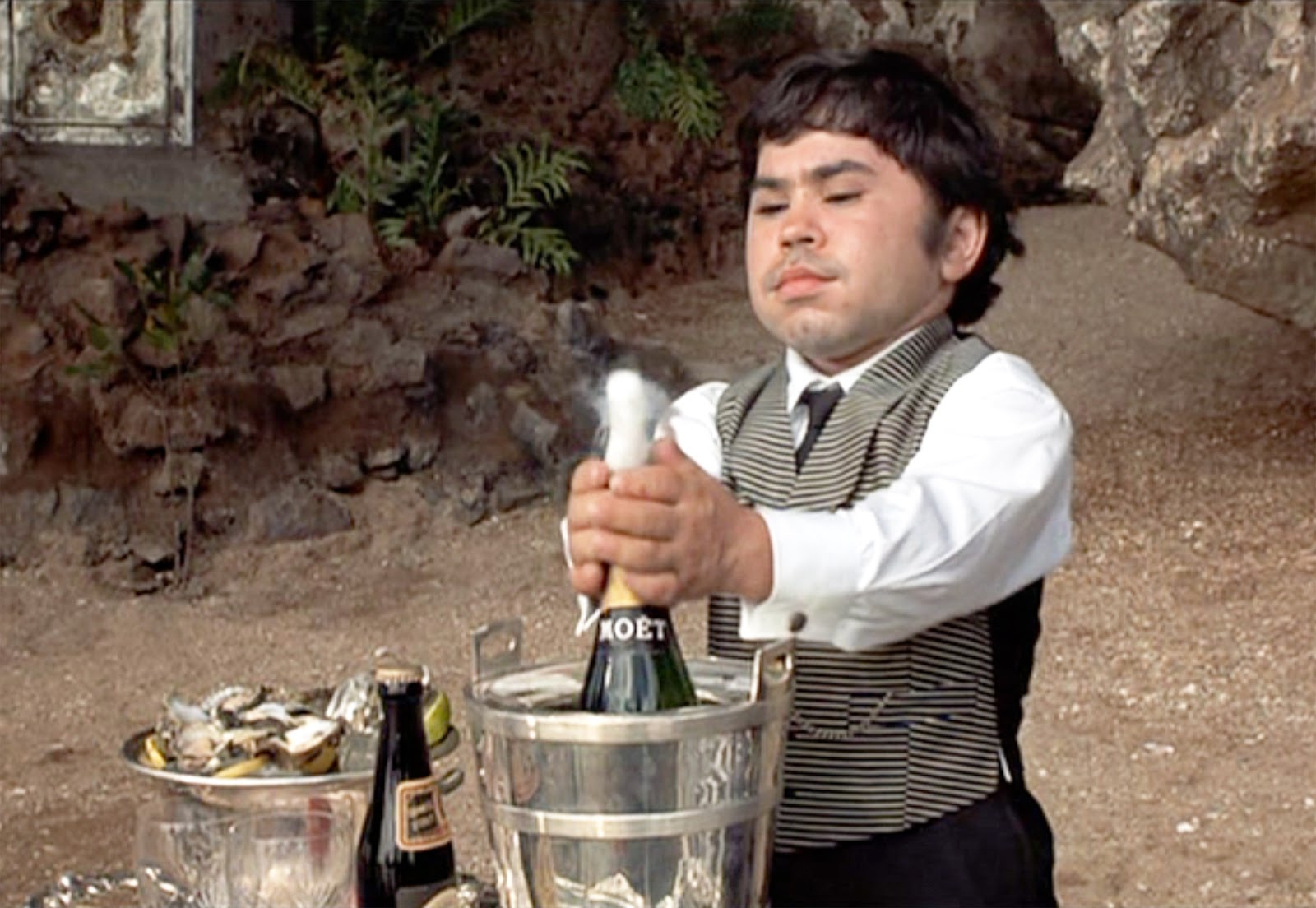 Herve Villechaize as Nick Nack in The Man With The Golden Gun.