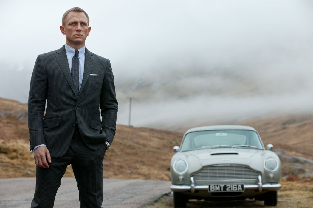 Daniel Craig as James Bond in Skyfall.