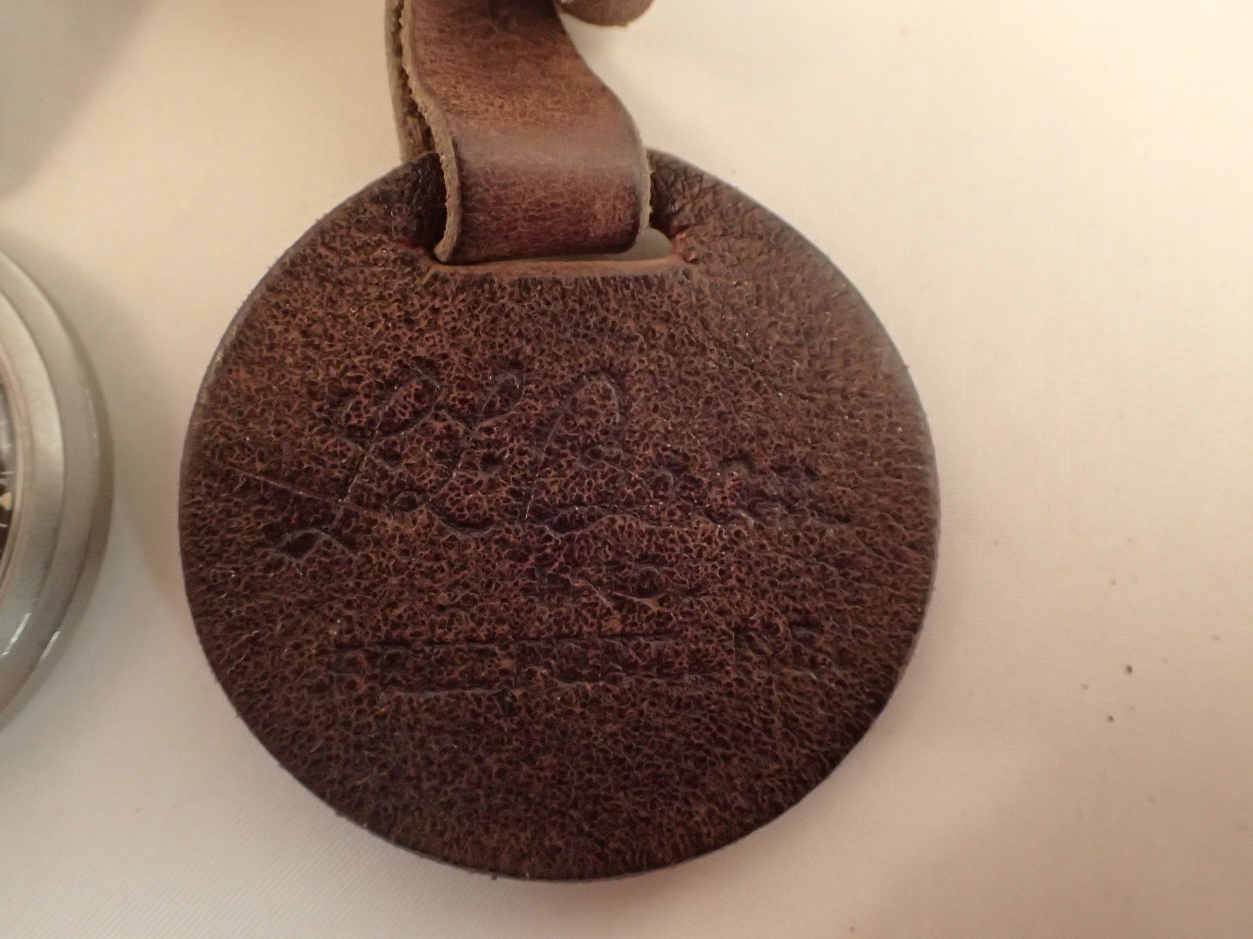 The leather fob is unusual to find.