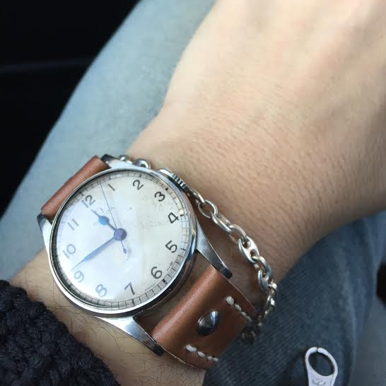 And because I find this watch to be so beautiful, another gratuitous shot of the Omega 6B!