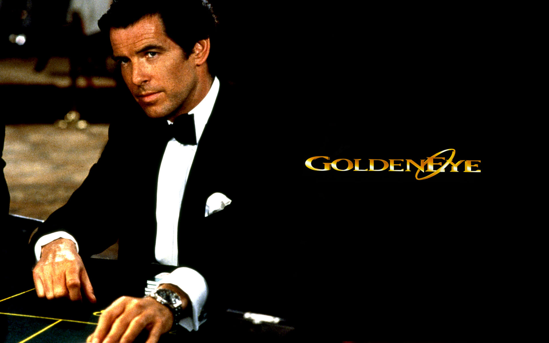 I guess they needed a power source for the laser? Pierce Brosnan's quartz-powered Seamaster. Image (c) What Kind of Watch?