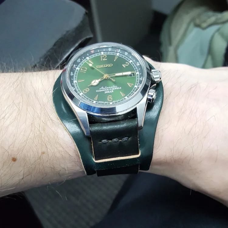 Triple Green! A Seiko SARG on Two-Piece with Bund.