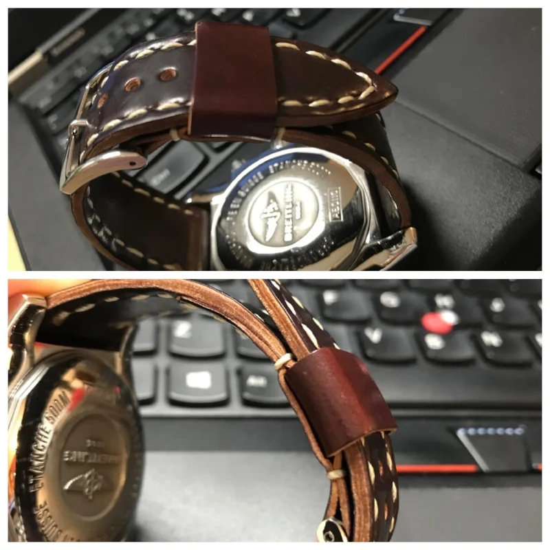 Breitling diver on No. 8 Arts & Crafts after about a year of wear. So nice.