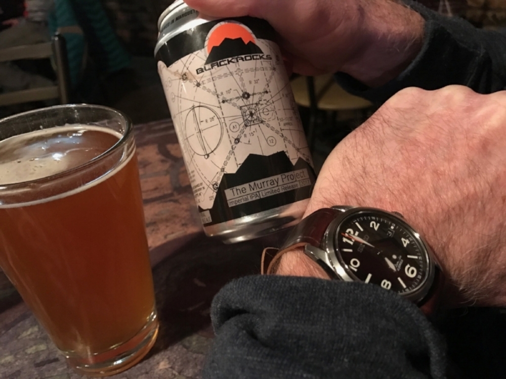 Seiko SARG011 on No. 8 one-piece. I love this watch (and this brewery)!