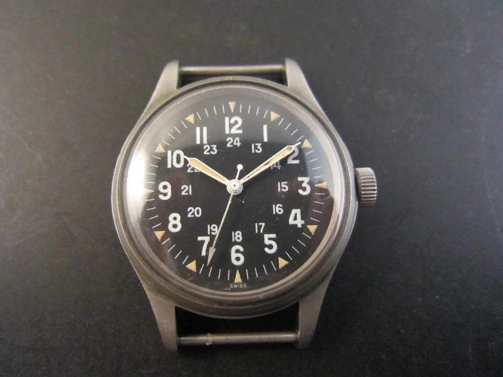 My old Hamilton FAPD-5101. Of all the vintage mil watches I’ve owned and sold, this one I regret losing track of the most.