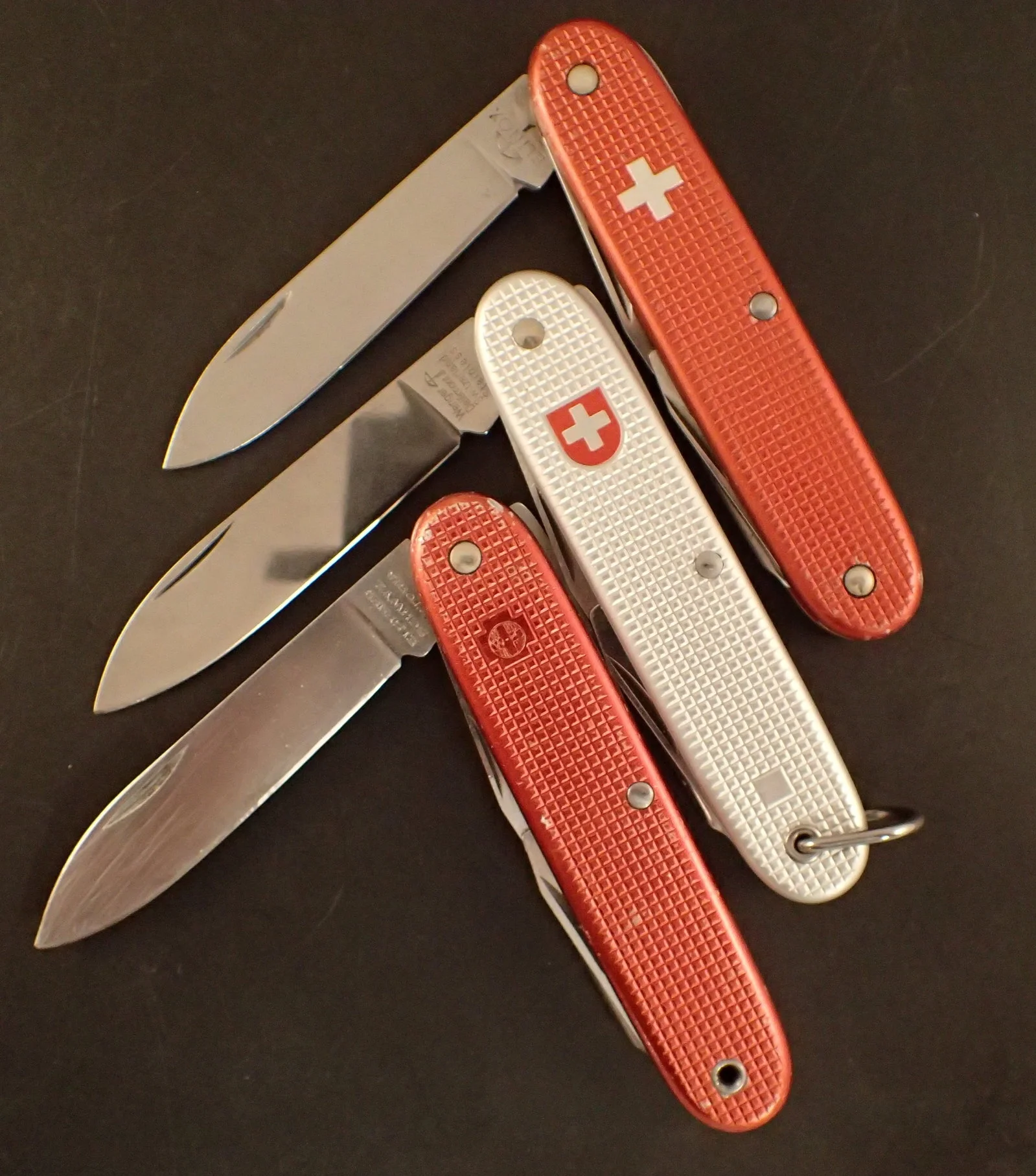 L to R: Soldier, Standard Issue, Pioneer.