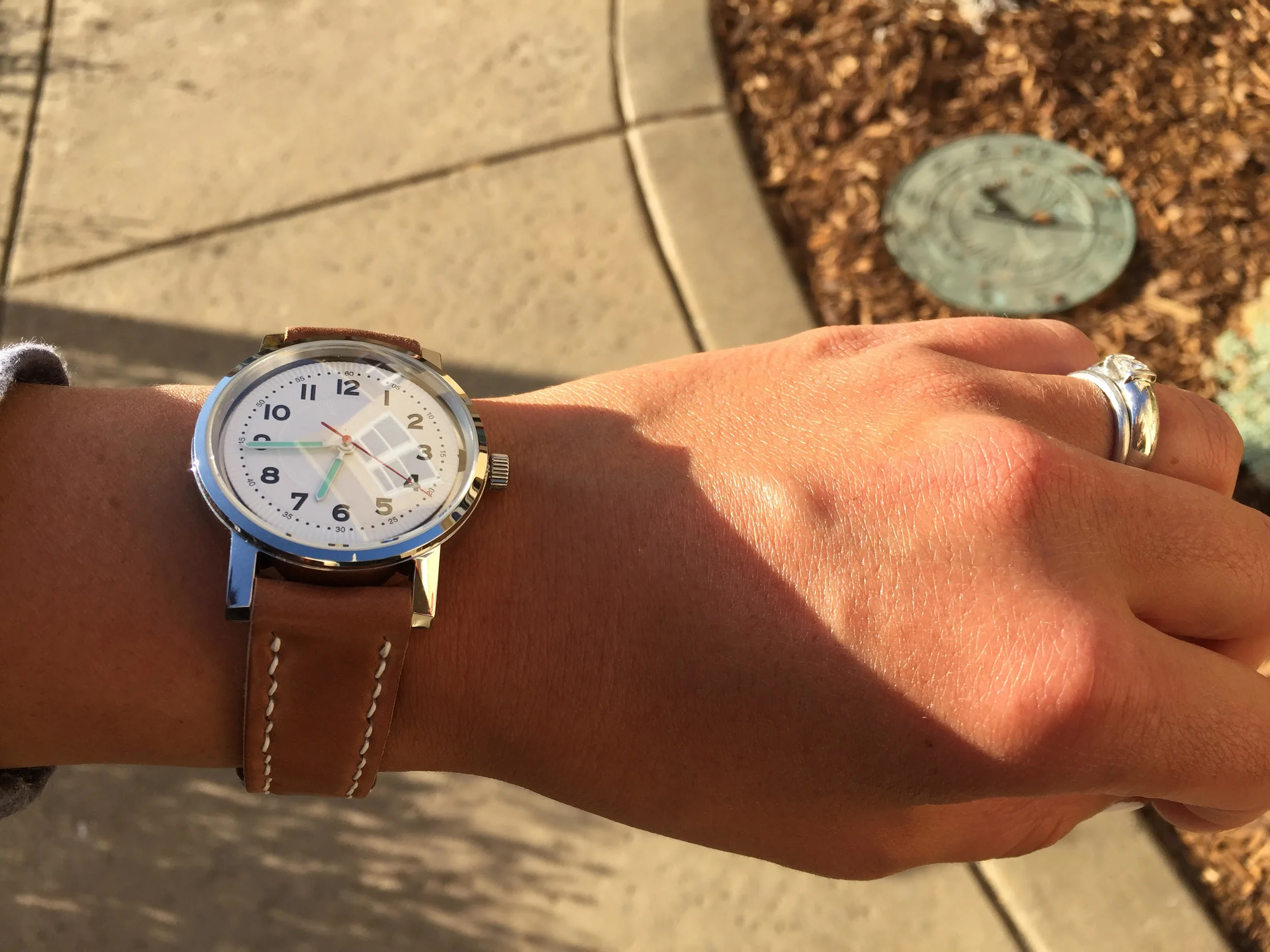 A very loving Dad made this watch for his new daughter-in-law. Rover Haven is proud to support the nuptials of people everywhere!