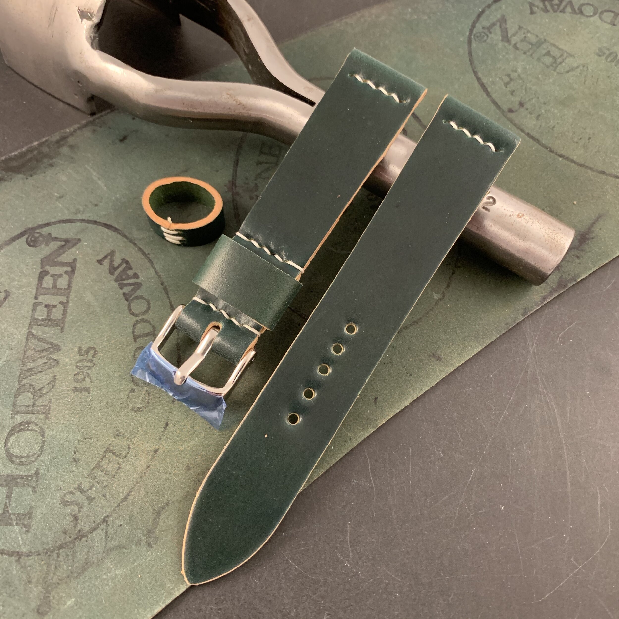 Two-Piece Strap, Green, 20/18