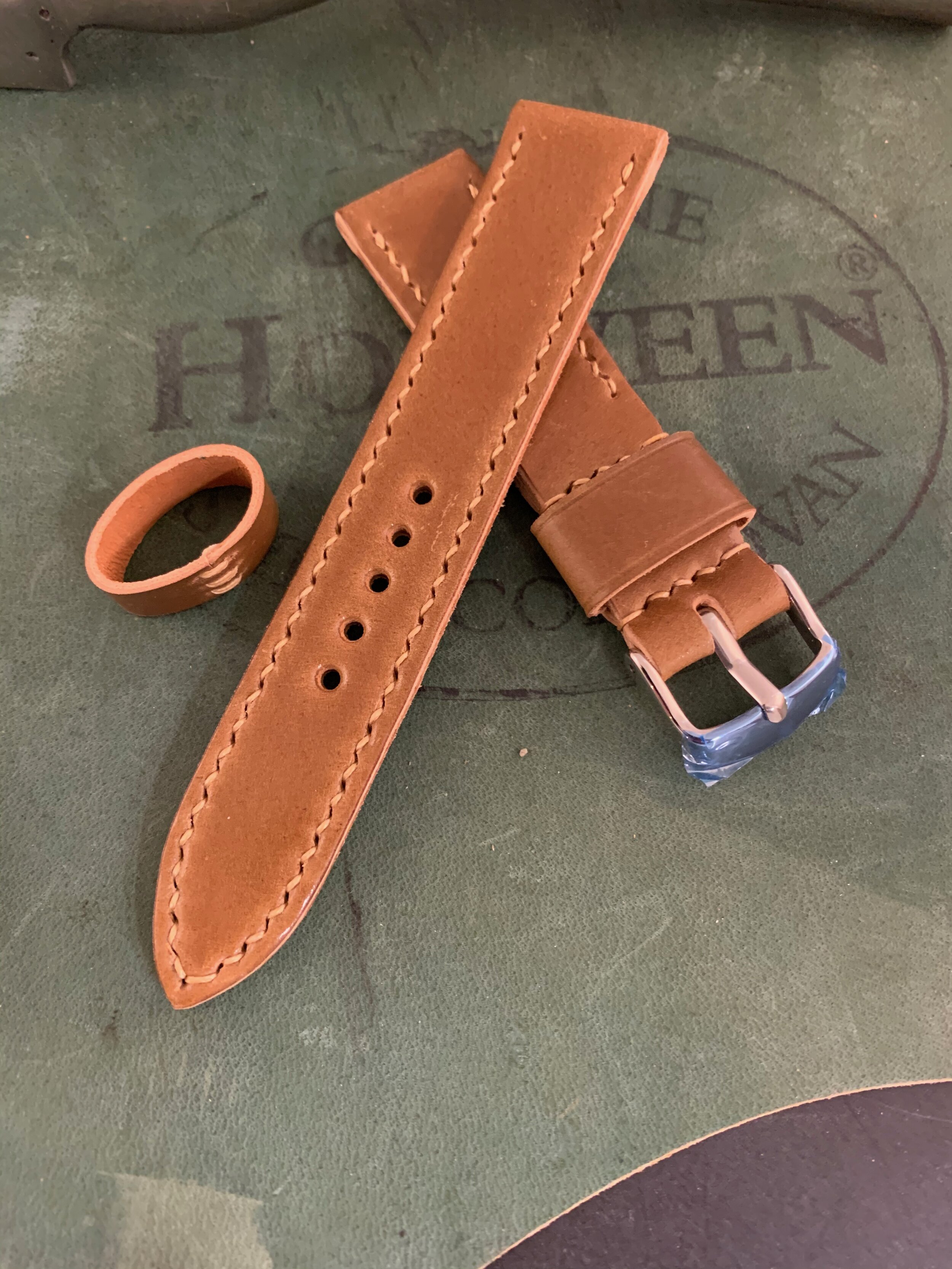 A Brace of Straps: Arts & Crafts, 20/18, Cognac & Bourbon