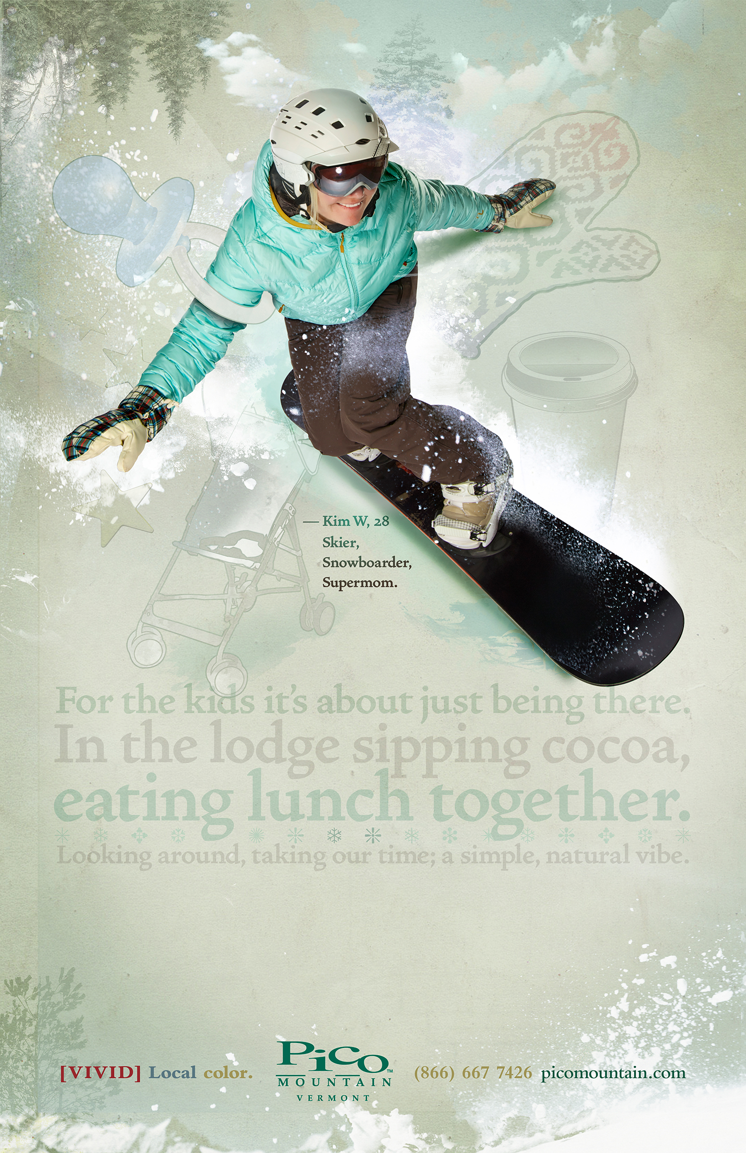 FEATURED WORK PICO MOUNTAIN LOCAL COLOR PRINT CAMPAIGN