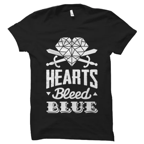  Hearts Bleed Blue Brasão