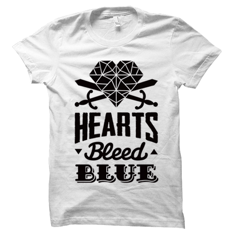  Hearts Bleed Blue Brasão