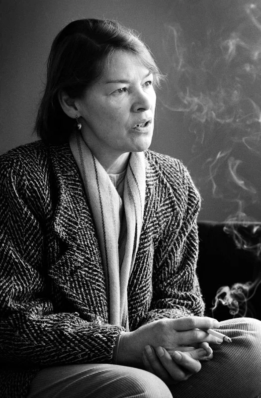 Glenda Jackson, portrait. London, England. February 1989.