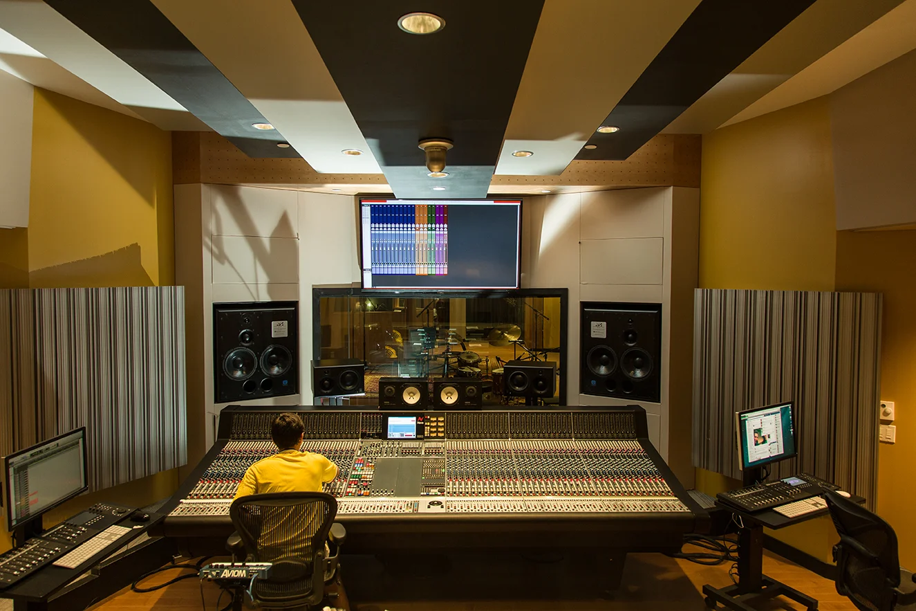 Studio 1 controll room, Berklee College of Music