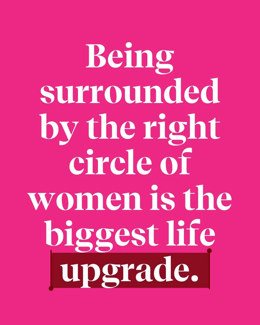 The energy of the women you surround yourself with changes everything. When you are in a room full of women who are choosing growth, expanding their capacity, and holding a vision for what is possible, you can&rsquo;t help but rise too. It is the ult