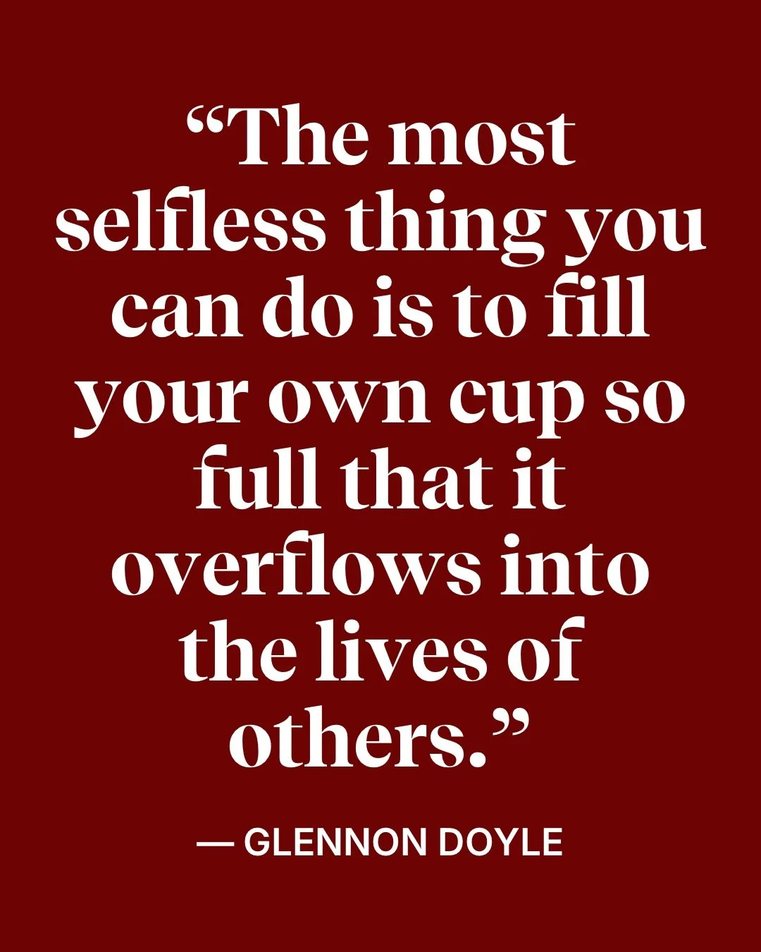How many times have you put yourself at the very bottom of your own to-do list?
We&rsquo;re taught that being a good mom means running on fumes, giving away every ounce of our energy, and ignoring our own desires. But you cannot pour from an empty cu