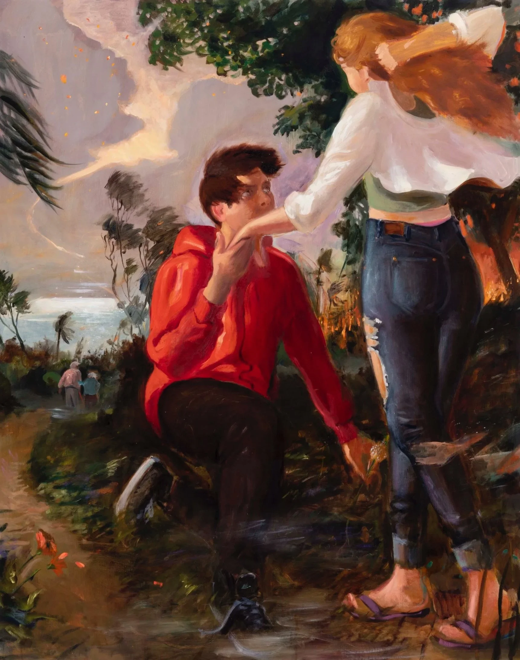 "Now Or Never Again", 2021, oil on canvas, 60 x 48 in. 
