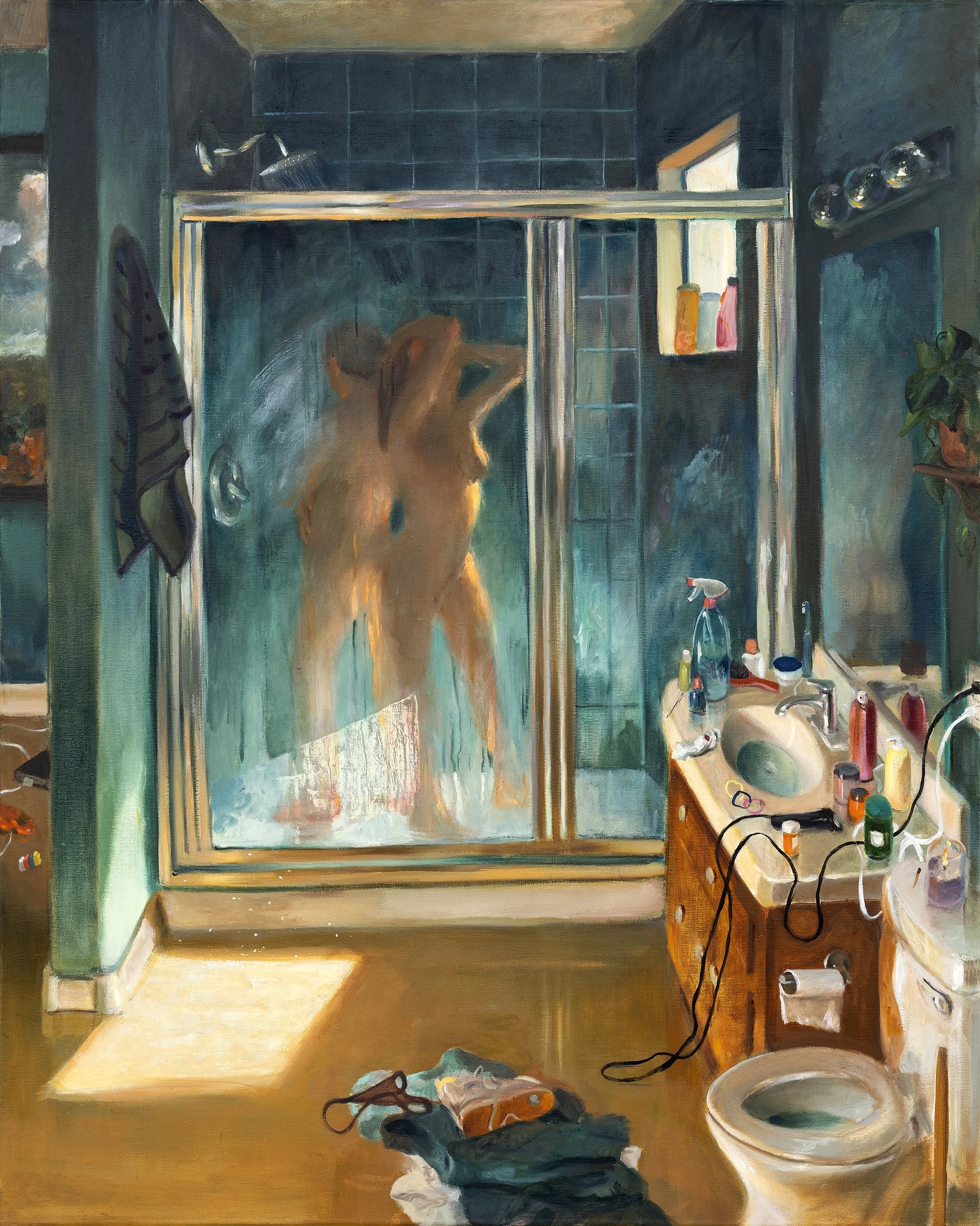 "While the Water Runs", 2026, oil on linen, 60 x 48 in. 