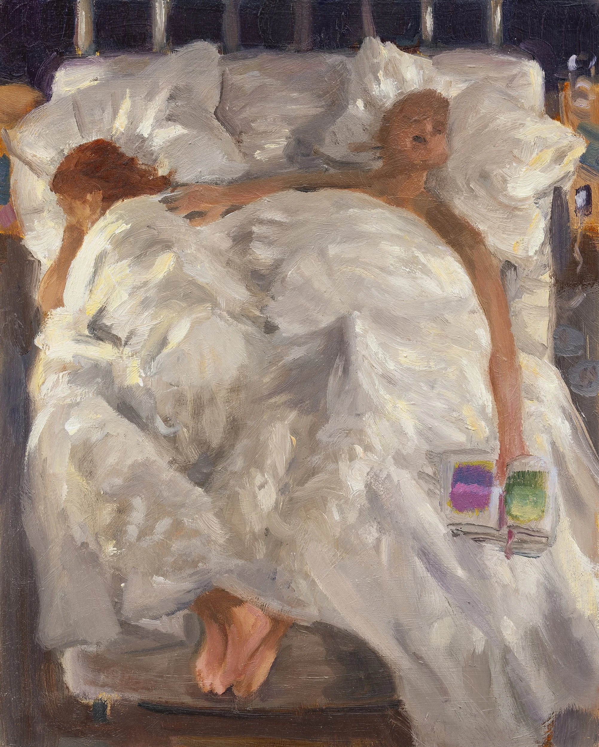 "Needs and Wants", 2026, oil on panel, 10 x 11 in. 