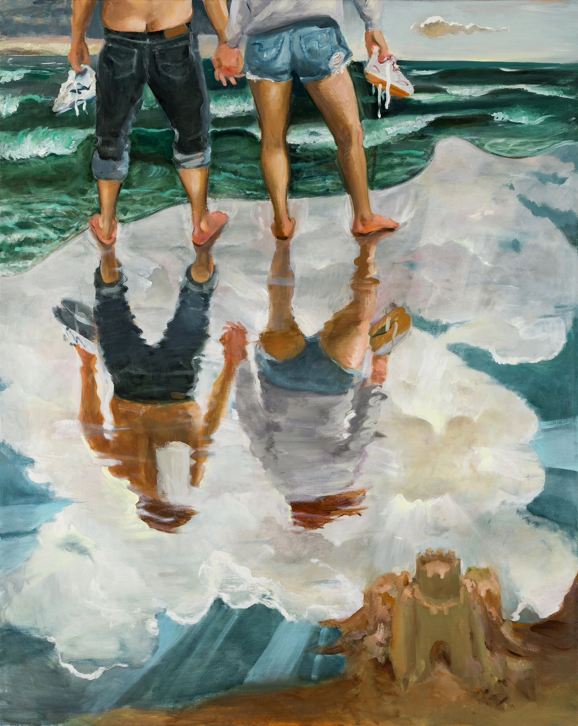 "We Made It This Far", 2024, oil on linen, 60 x 48 in.