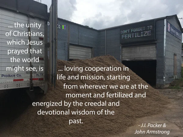 Door of the Day #387 Quotation from: J.I. Packer &amp; John Armstrong - J.I. Packer paraphrasing John Armstrong in the Forward of Your Church is Too Small, by John Armstrong, p. 11 Photo: Thomas Cogdell - Fertilizer truck unloading, Brenham, Texas O…