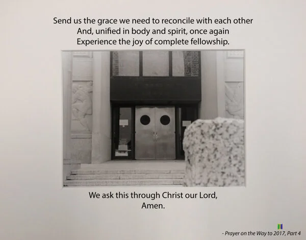 Door of the Day #197 Quotation from: Ottmaring Community - Prayer on the Way to 2017, Translated by John Martin Photo: Jack Sullivan - "Bicycle Tour of Waco" photography project, #5 of 10 Originally created for Wittenberg 2017