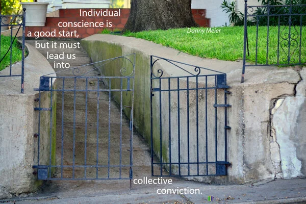 Door of the Day #384 Quotation from: Danny Meier - "Collective Conviction Versus Individual Conscience", Voices Blog of the Bruderhof Community, 1 June 2017, http://www.bruderhof.com/en/voices-blog/world/collective-conviction-versus-individual-consc…