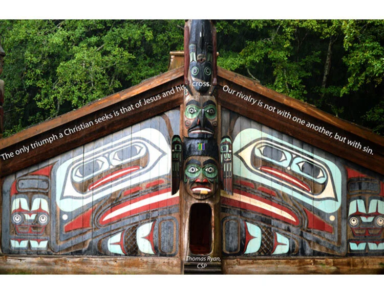 Door of the Day #313 Quotation from: Thomas Ryan, CSP - 15 Actions of Ecumenism, Action #7 Photo: Jonathan Brydon - Totem House, Alaska Originally created for Wittenberg 2017