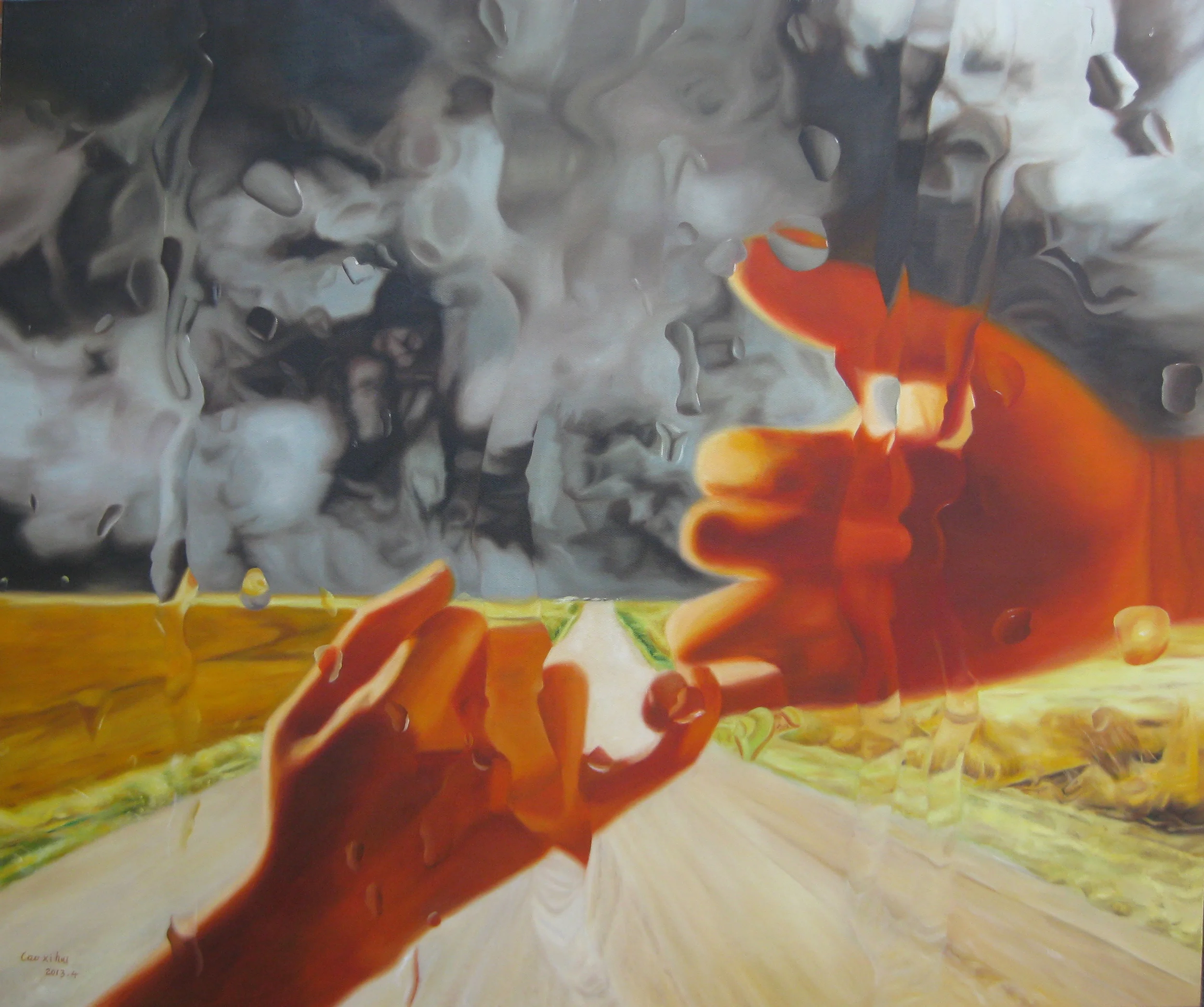 Xihui Cao, China. Promise 拉钩上吊一百年不许变, Beijing, 2013.