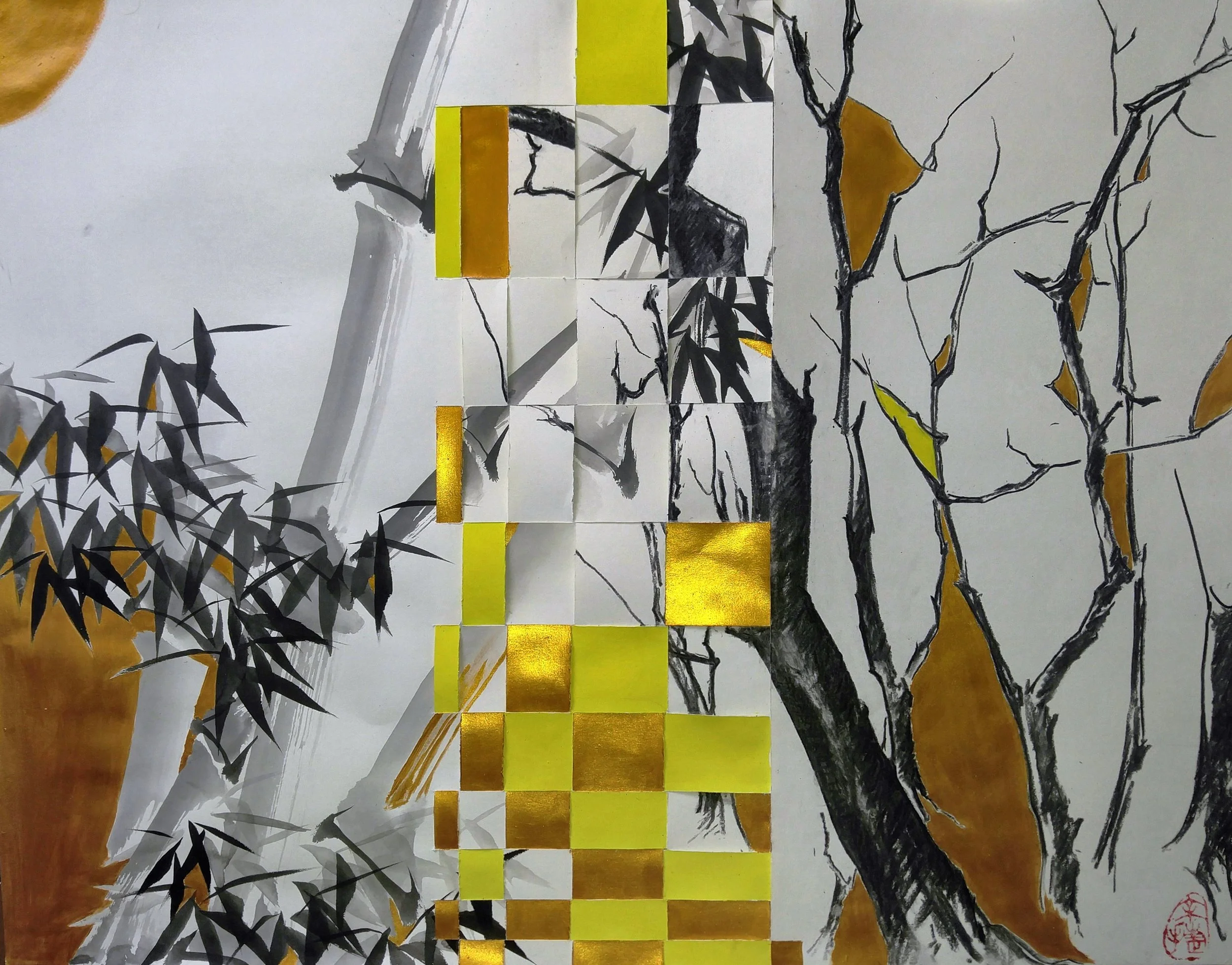 Crossroads, 22 x 28 inches