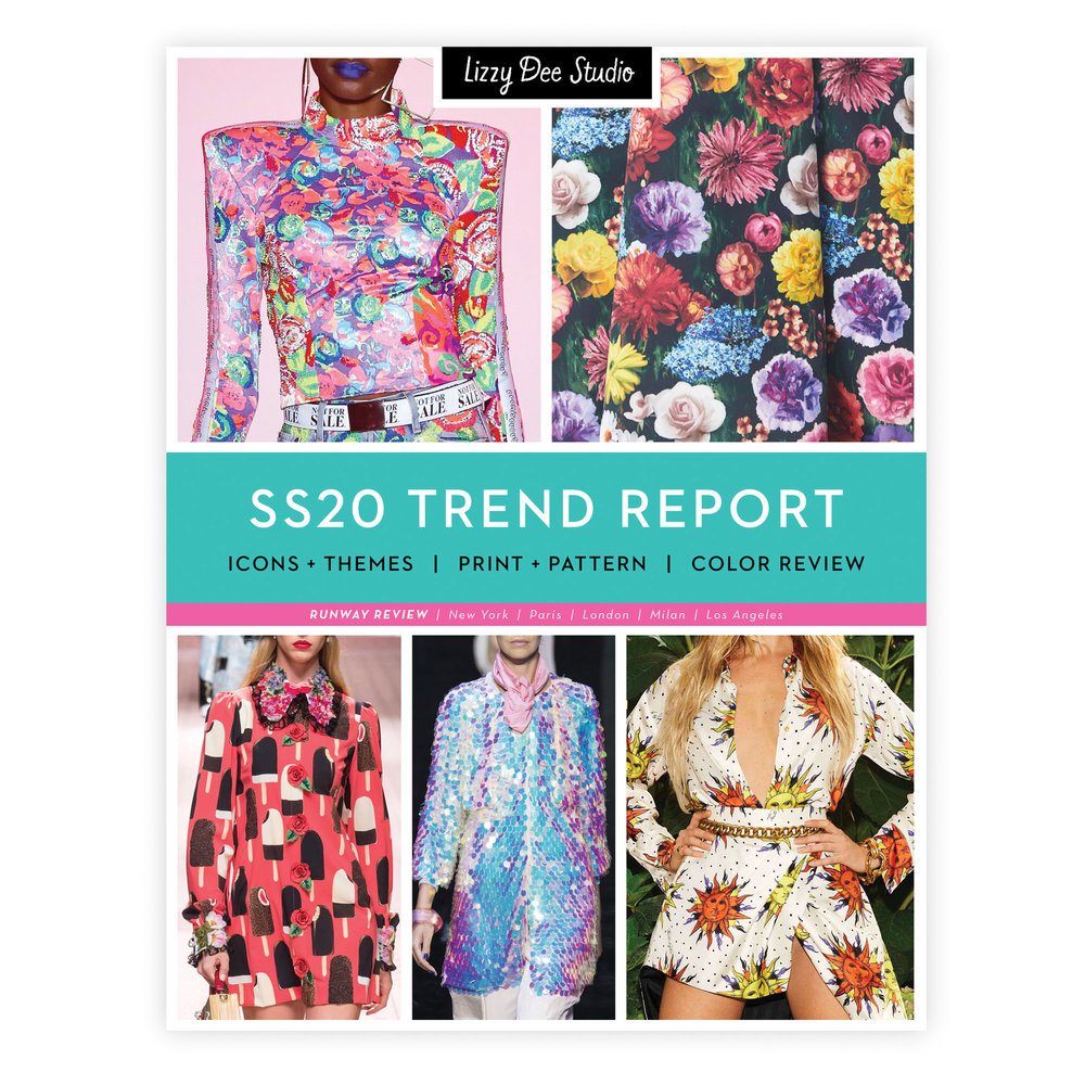 SS20 TREND REPORT | Icons + Themes, Print + Pattern, Color Review | PDF