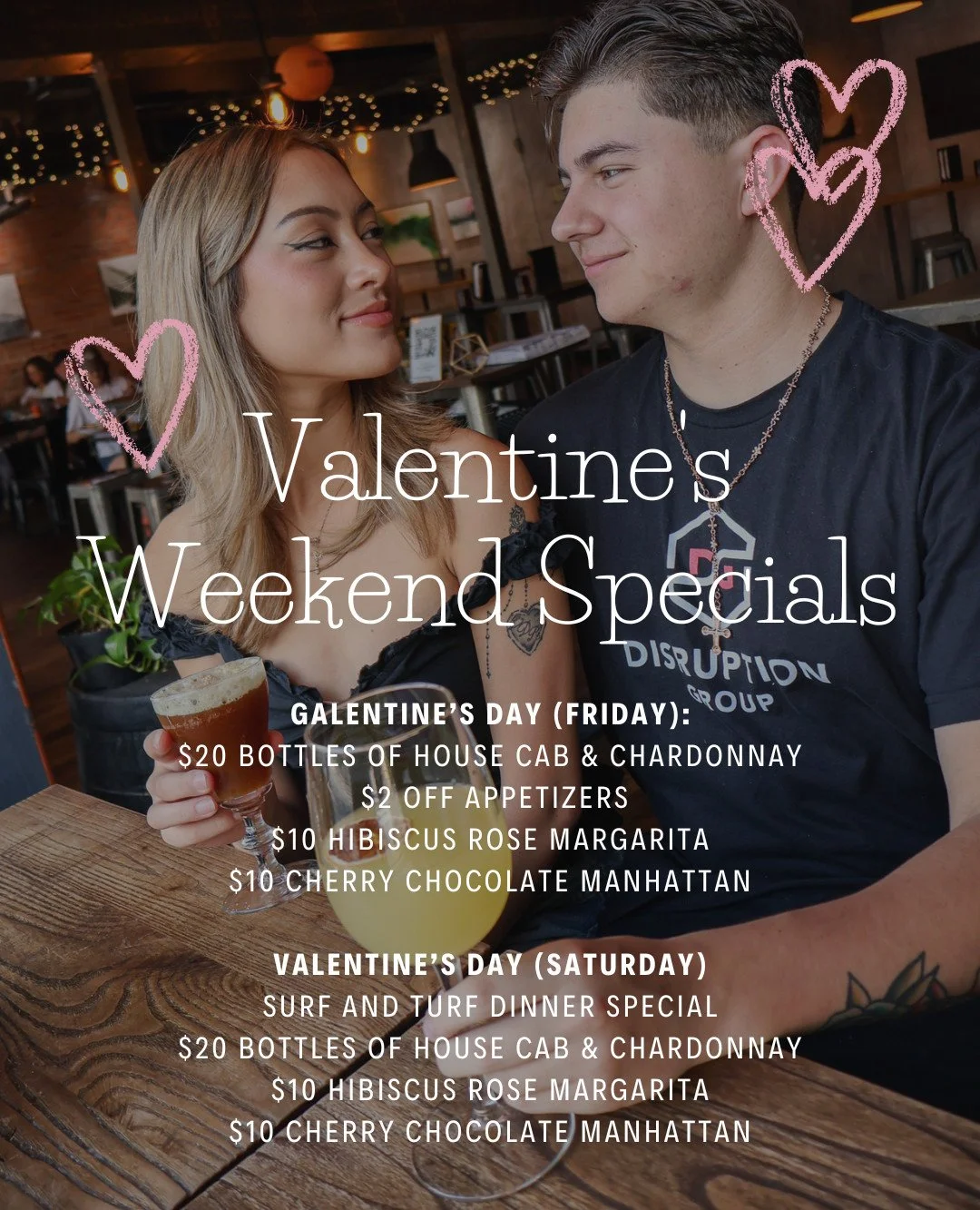 If you're looking for Galentine's &amp; Valentine's Day plans, we've got you at 503W ❤️