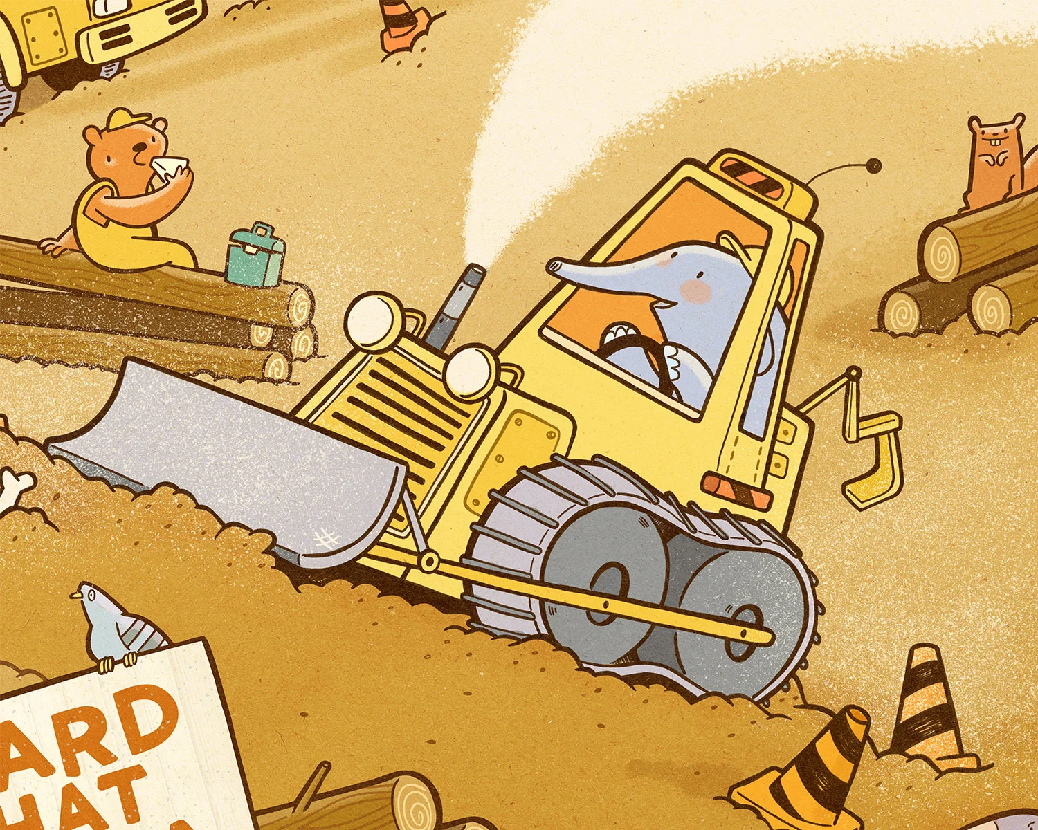 Detail of final piece.