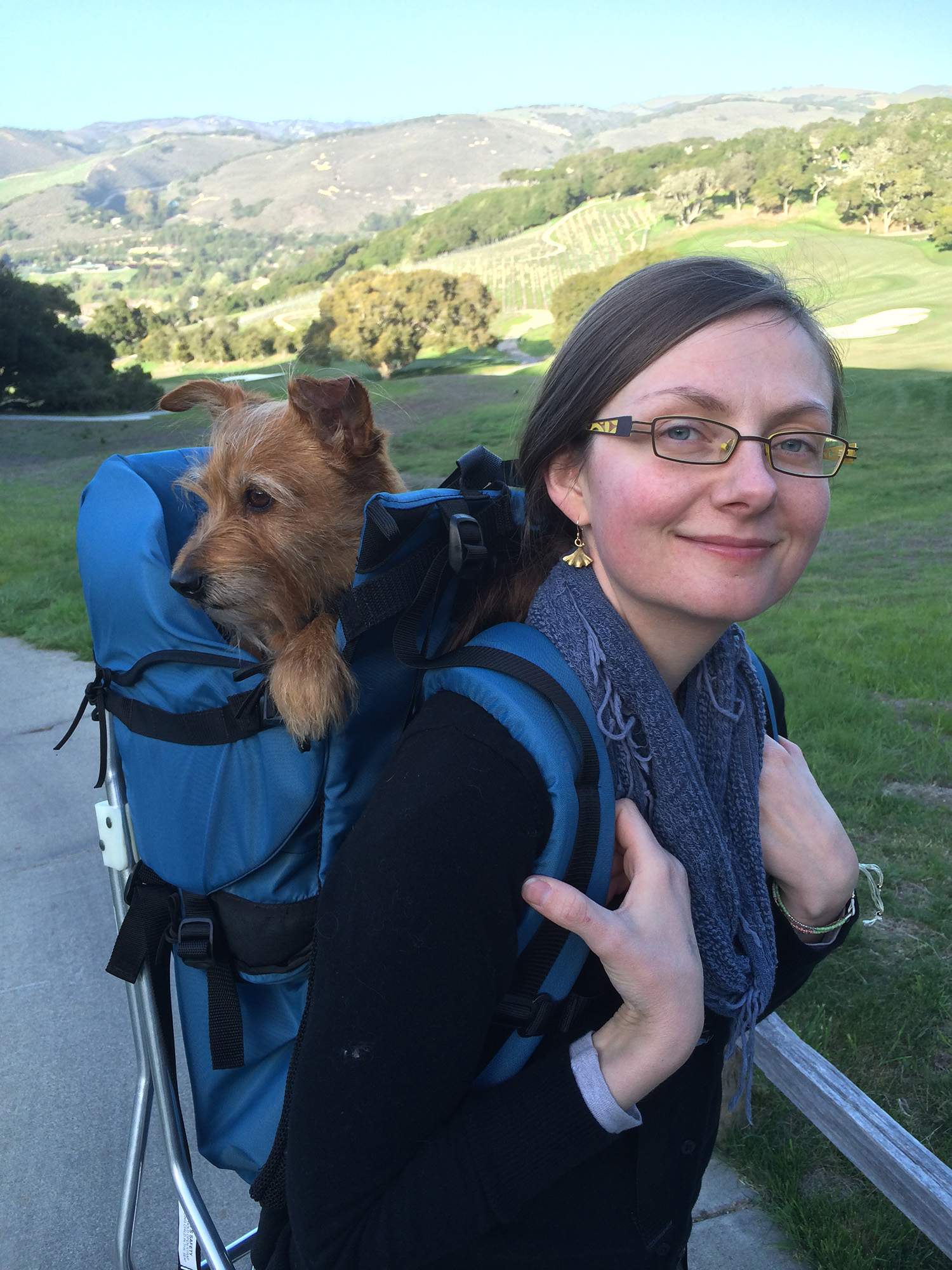 Erica and Russell in Carmel Valley, California.