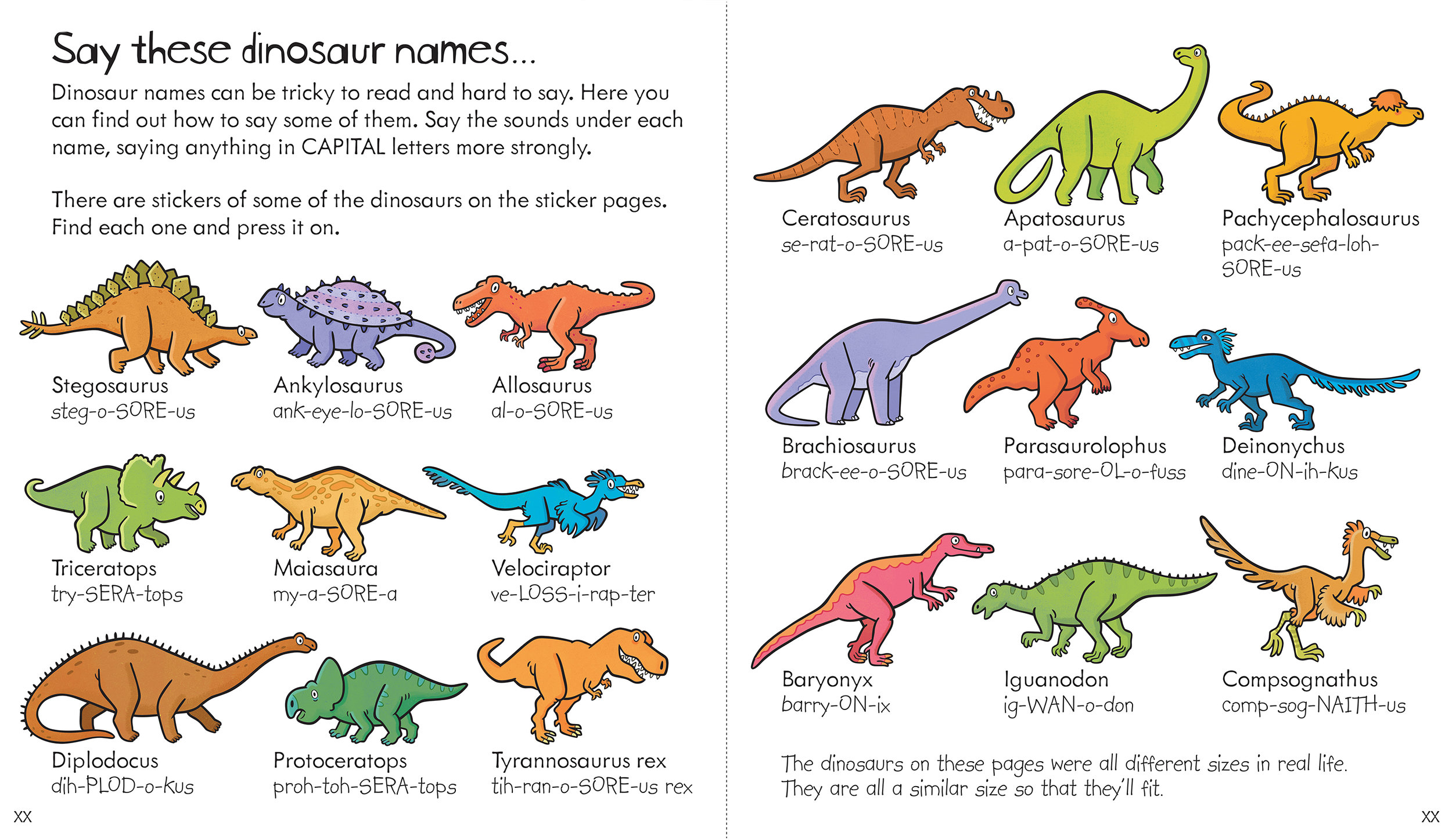 Dinosaur Pictures And Names For Kids