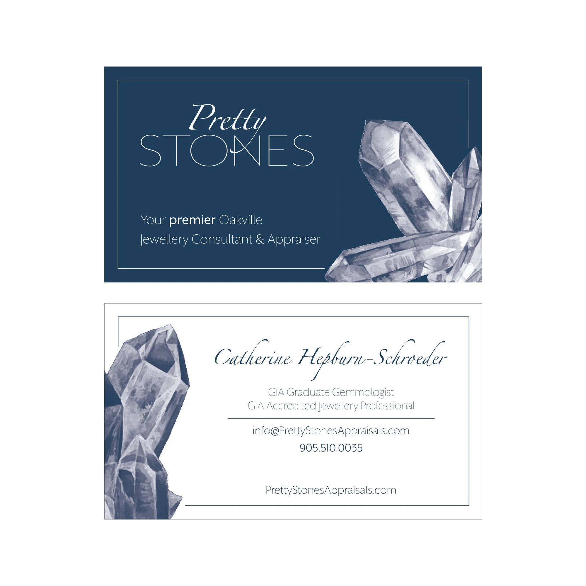  Logo development&nbsp;for Pretty Stones / Catherine Hepburn Schroeder 