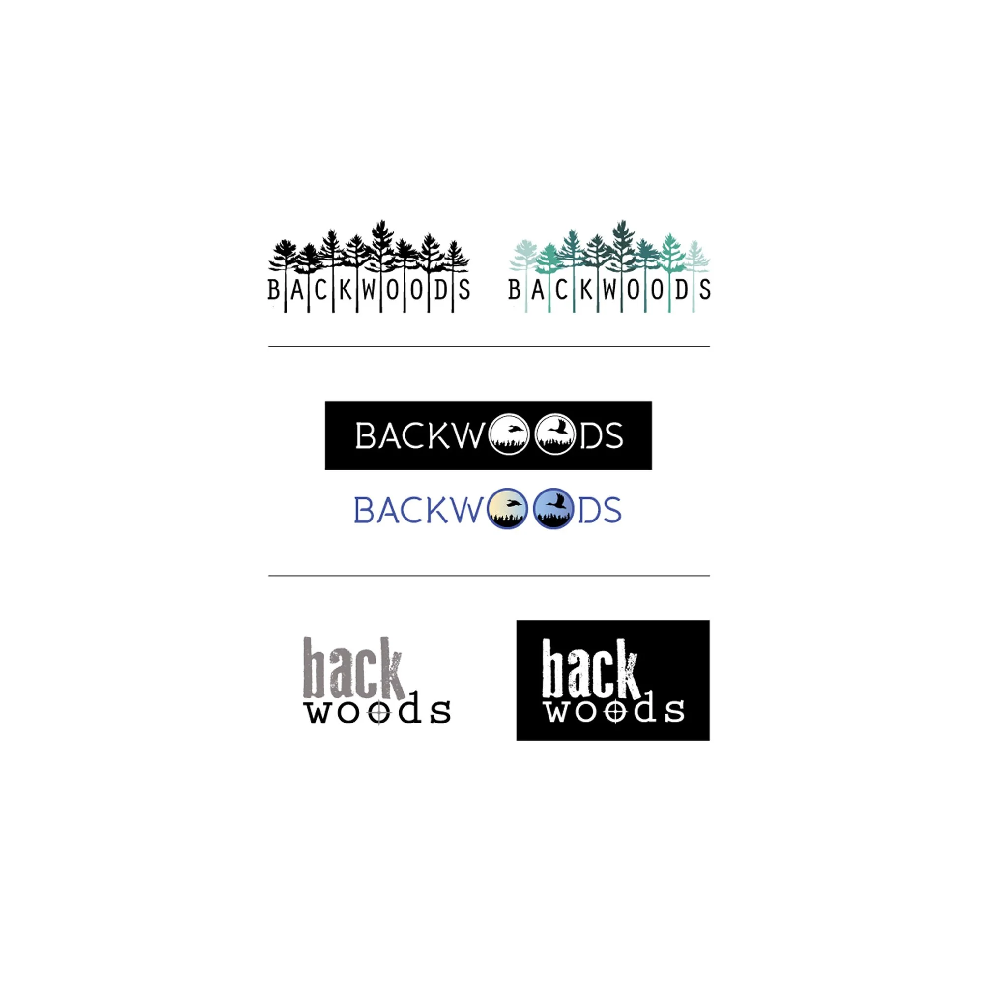   Branding design &nbsp;concepts for Backwoods outdoor/adventure gear, Oakville, ON 