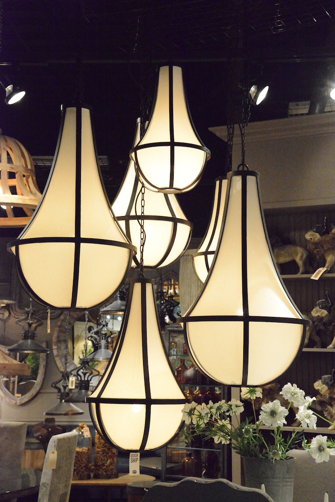 Using multiples of this beautiful lighting by Bobo Intriguing Objects adds additional light and drama