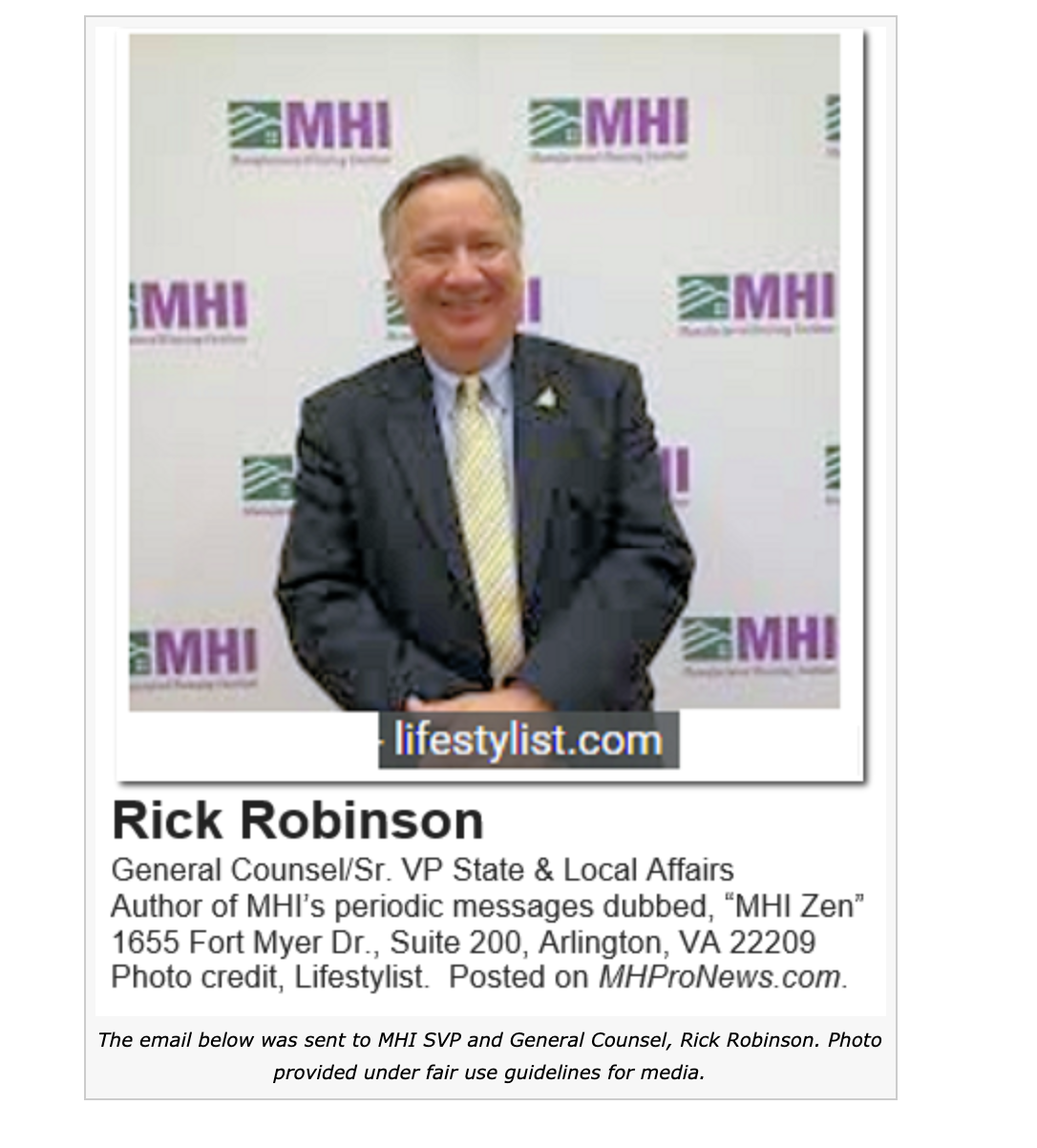 A poorly reproduced image that a publication used without asking permission, and does not credit the photographer.