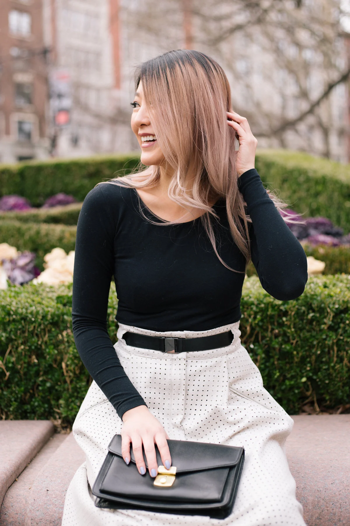 blacktop_greyskirt_aline_pinkhair.jpg